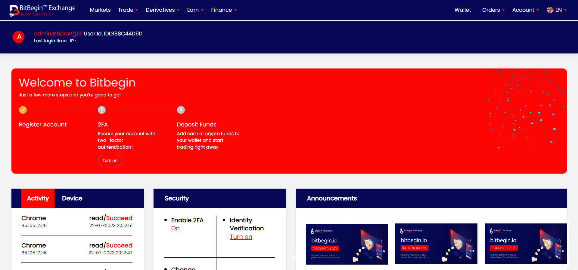 Bitbegin Exchange | Cryptocurrency Exchange | Crypto Trading